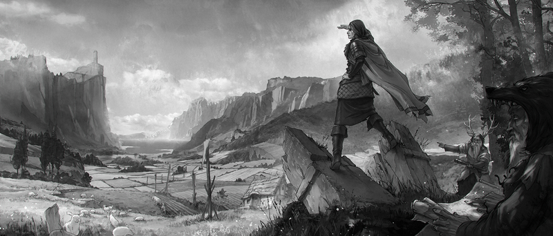Illustration for article titled The Beautiful Sketches Behind The Witcher 3's Ending